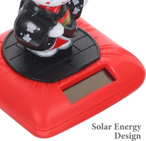 Vista 5 de Kimono solar bailarines kimono niña escultura tablero bailando coche alimentado por energía solar muñeca japonesa figura figura adorno
