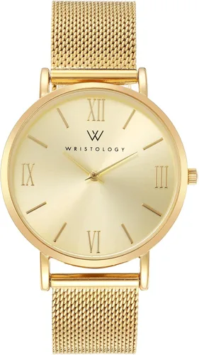 Vista 9 de Wristology Easy Change Band Large Face Roman Numerals Boyfriend Womens Watch - Interchangeable Strap - Large Easy to Read Analog Dial Unisex