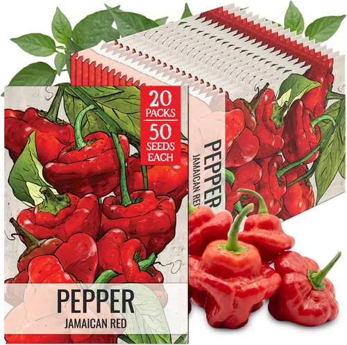 Vista 88 de Seed Needs - Semillas de pimiento arcoíris para plantar verduras, 1 paquete