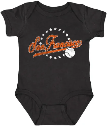 Vista 4 de Body para niños de estilo retro vintage para fanáticos del béisbol Arizona - Negro