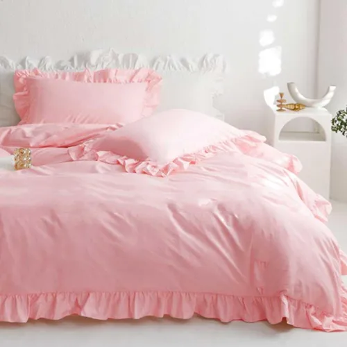 Vista 8 de Faincy Juego de edredón floral de tamaño individual, diseño de hojas de flores rosas y blancas, juego de cama alternativo reversible preppy, edredón