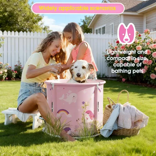Vista 8 de Bañera portátil, bañera plegable para niños y niñas, bañera de terapia para cabina de ducha, baño, bañera plegable japonesa para remojar caliente