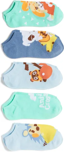 Vista 3 de Nintendo Paquete de 5 calcetines para mujer de Animal Crossing