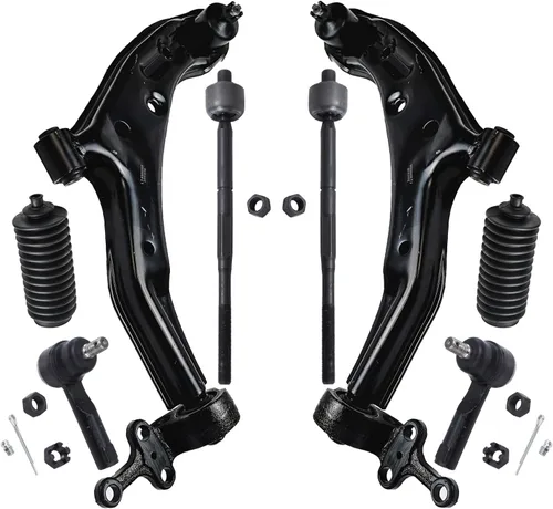 Vista 321 de Detroit Axle - Kit de brazos de control de extremo de 8 piezas para Toyota 2001-2003 Highlander 2002-2003 Camry Lexus ES300, 2 conjuntos de brazos