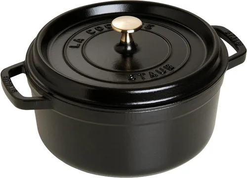 Vista 32 de Staub olla de hierro cocotte redonda de 6-1/4 cuartos de galón, Albahaca