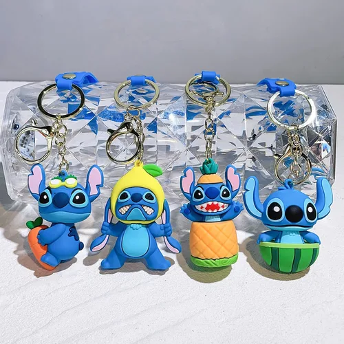 Vista 4 de rongji jewelry Llaveros divertidos de puntada, llavero de PVC con diseño de ángel de puntada, adorno para llaves, mochila, bolsa, teléfono