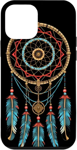 Vista 16 de Dreamcatcher Native American Indian Feathers Tribal Boho Case for iPhone 17