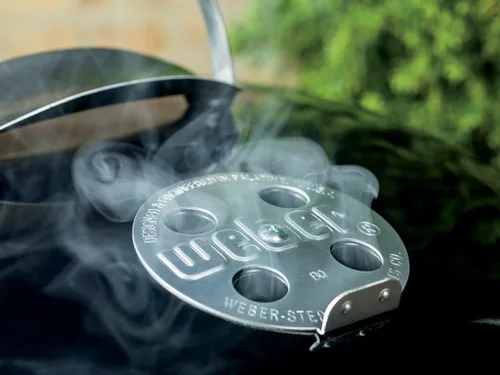 Vista 8 de Weber Original Kettle Premium - Parrilla de carbón, 22 pulgadas, color negro