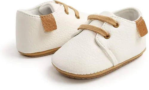 Vista 4 de Meckior Botas para aprender a caminar unisex para recién nacidos, niños y niñas, terciopelo, suela de goma antideslizante, zapatos cálidos de forro