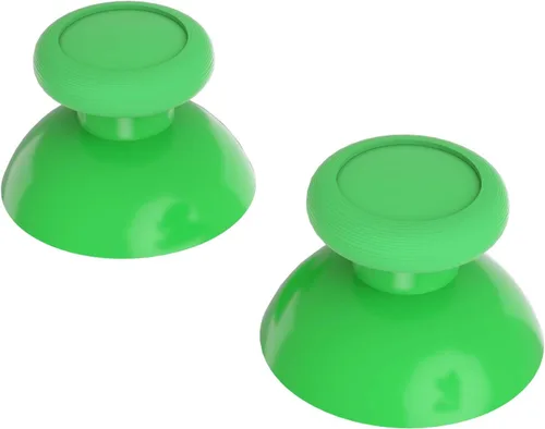 Vista 7 de eXtremeRate Palillos de mando 3D de repuesto color verde, palillos analógicos para pulgar con destornillador cruzado para mando Nintendo Switch Pro