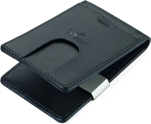 Vista 2 de Troika Cartera plana negra con protección RIFD CCC1539LE