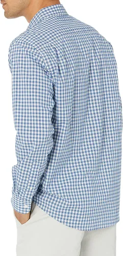 Vista 2 de Tienda Essentials Camisa de popelina para hombre, informal, de manga larga, con ajuste regular