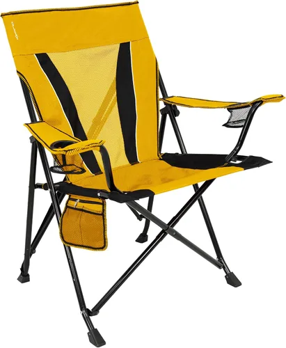 Vista 7 de Kijaro Silla de camping portátil XXL de doble bloqueo, soporta hasta 400 libras, disfruta del aire libre en una silla plegable versátil, silla