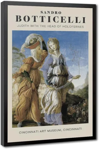 Vista 16 de SHIZL Johannnes Vermeer Woman Holding A Balance Mid Canvas Poster Wall Art Decor Print Picture Paintings for Living Room Bedroom Decoration Black