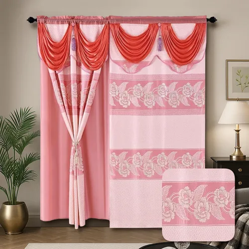 Vista 8 de YHSF Cortinas elegantes para oscurecer la habitación para sala de estar y dormitorios, 54 pulgadas de ancho x 84 pulgadas de largo, juego de 2 Marrón