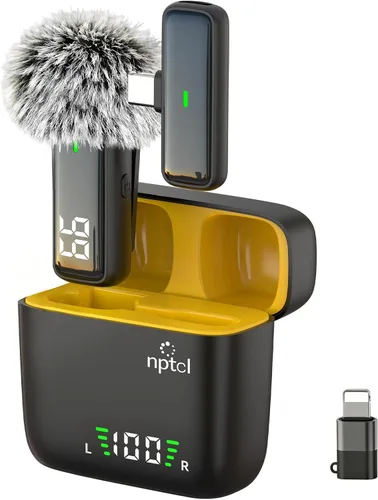 Vista 10 de Micrófono inalámbrico USB tipo C para iPhone 17/15/16 PC ordenador