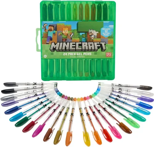 Vista 19 de Innovative Designs Beetlejuice - Juego de bolígrafos de gel para niños, paquete de 24 con bolígrafos de gel con purpurina, bonitos bolígrafos