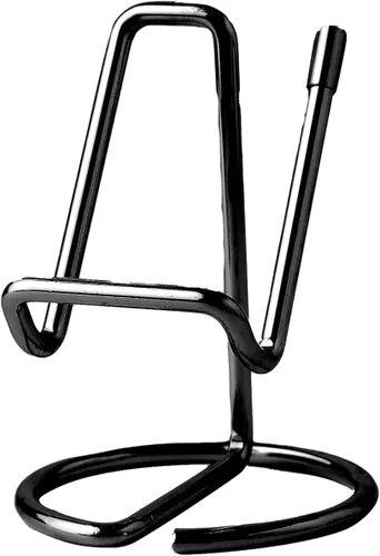Vista 7 de Soporte para teléfono celular, soporte para tarjetas de visita, soporte para teléfono móvil, base de cable de metal para teléfono celular
