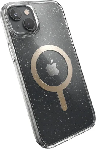Vista 11 de Speck - Funda transparente para iPhone 15 Plus y 14 Plus, delgada, construida para MagSafe, resistente a los arañazos y protección contra caídas