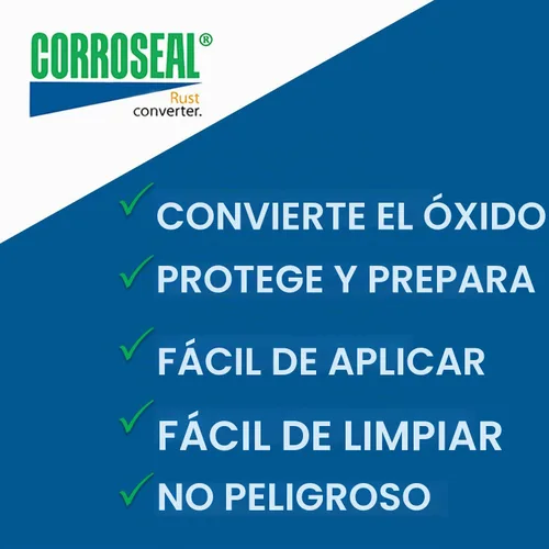 Vista 2 de Convertidor de óxido a base de agua Corroseal, Verde, 1