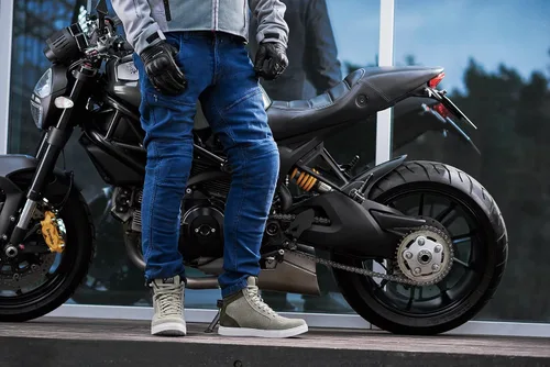 Vista 6 de SHIMA SX-2 Evo Botas de motocicleta para hombre, ventiladas, de cuero, para calle, verano, de ante, deportivas, sigilosas, para turismo, para moto