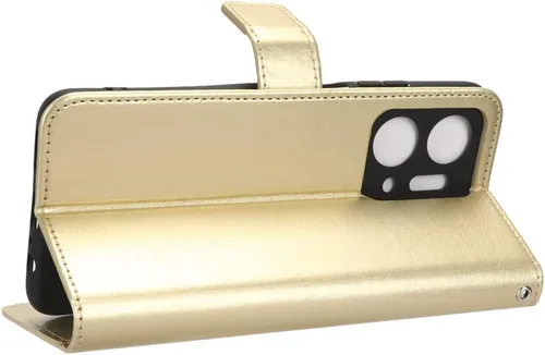 Vista 5 de Funda para Honor X7a Funda de cuero, funda de cuero con tapa para Honor X7a RKY-LX2 Case Gold