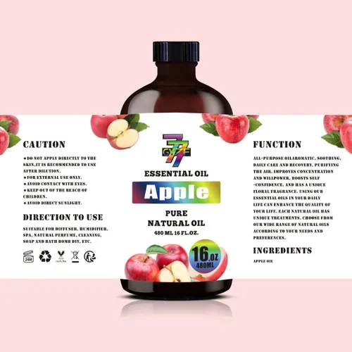 Vista 8 de Aceite esencial de manzana GV77ZF para difusores, humidificadores, velas de bricolaje, jabón, limpieza, hogar, oficina, yoga, masaje, regalos, 16