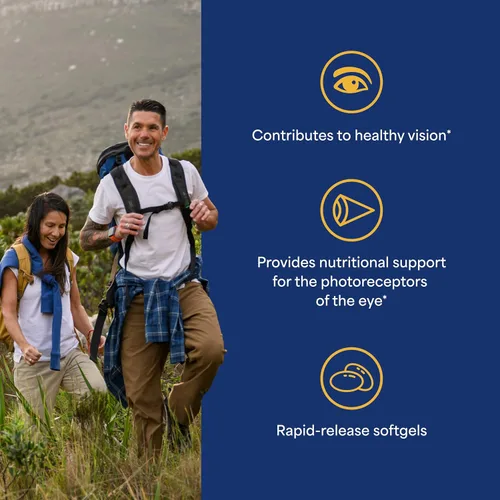 Vista 3 de Puritan's Pride Premium Healthy Eyes Lutigold™ Luteína extra con meso-zeaxantina y zeaxantina para hombres y mujeres, soporte para la salud