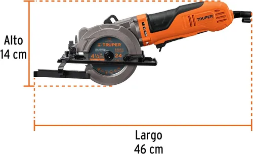 Vista 3 de Truper Sierra Circular Compact 4-1/2', 420 W