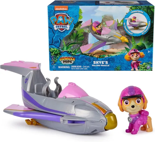 Vista 11 de Paw Patrol Jungle Pups, vehículo Chase Tiger, camión de juguete con figura de acción coleccionable, juguetes para niños y niñas a partir de 3 años