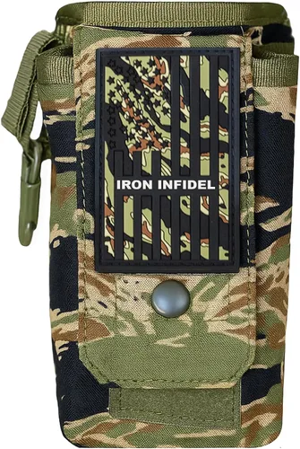 Vista 19 de Iron InfideI Battle Bottle Sleeve - Funda para botella de 64 oz y 32 oz, solo para botella de agua de acero de medio galón de 1L Cubierta