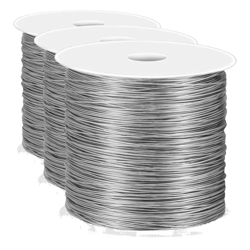 Vista 9 de Cridoz - Alambre de acero inoxidable de calibre 18 para hacer joyas, alambre de 1mm para envoltura de cierre