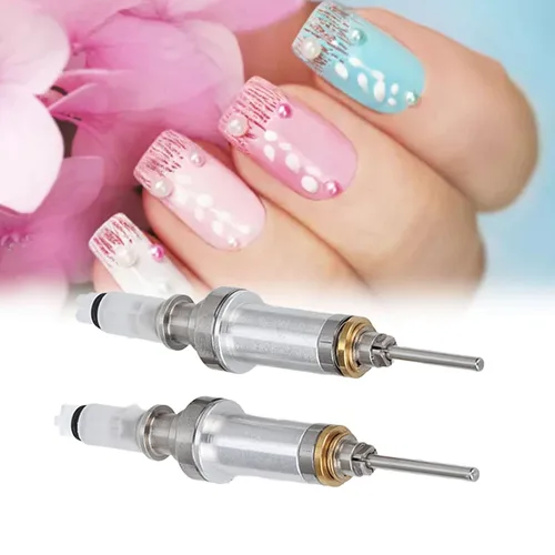 Vista 4 de ZJchao Juego de 2 piezas de husillo de taladro de uñas, mango de pulido de uñas, máquina electrónica profesional, repuesto para taladro de uñas, kit