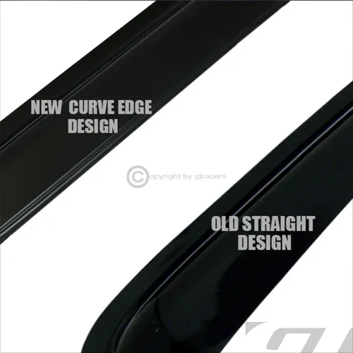 Vista 5 de R&L Racing Ventvisor Deflectores de ventana compatibles con Toyota Rav4 1996-2000 de 4 puertas Protector de luz solar y lluvia de humo oscuro