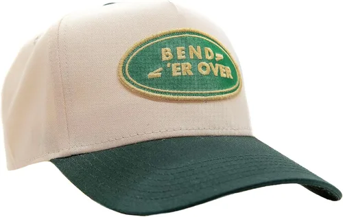 Vista 2 de Visibly Toxic Bend Er Over Hat Party Hat, Funny Hat, Baseball Hat, Bachelor Party Hat, Car Hat TanGreen, BronceadoVerde