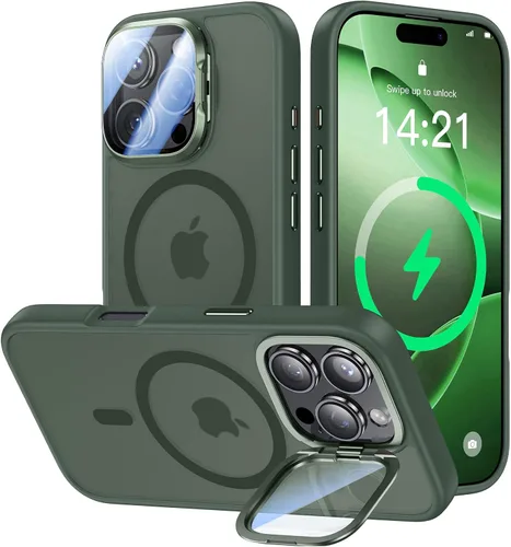 Vista 52 de VOFATA [Protección Completa Mejorada de la Cámara] para Funda iPhone Air con Cubierta de Cámara con Soporte [Compatible con MagSafe][Protección