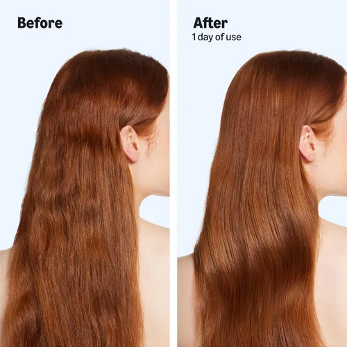 Vista 6 de Acondicionador suave y sedoso Amazon Basics para cabello seco o dañado, 28 fl oz