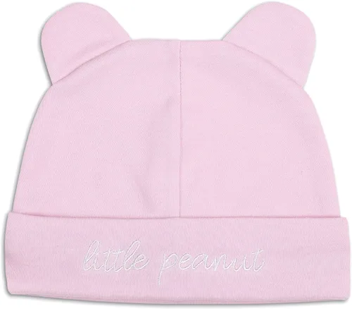 Vista 6 de The Peanutshell Juego de regalo de canastilla para bebé, saco de dormir rosa, pañales, mono, sombrero y manta