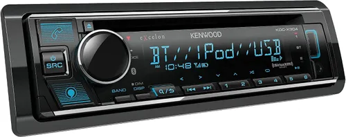 Vista 3 de Kenwood KDC-X304 eXcelon - Receptor estéreo para automóvil con Bluetooth manos libres, radio AM/FM, USB, Amazon Alexa integrado, iluminación
