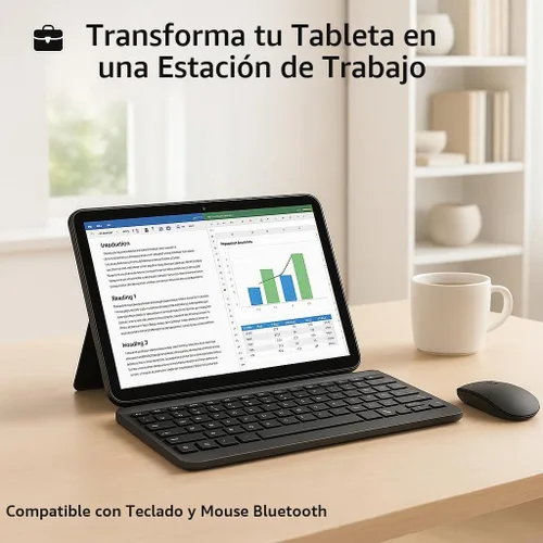 Vista 9 de NOBKLE - Tableta Android 15 de 11 pulgadas con ranura 4G LTE SIM, 20 GB de RAM, 8 GB de almacenamiento, procesador Octa-Core, pantalla IPS HD