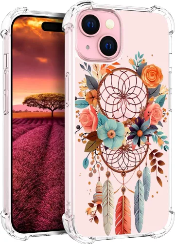 Vista 11 de Funda compatible con iPhone 15, bonita funda transparente para mujer, funda de silicona transparente para teléfono, color negro, tigre poderoso