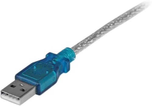 Vista 4 de StarTech.com Cable adaptador USB a serie de 17 pulgadas (16.9 in), adaptador USB-A a DB9 RS232, chipset prolífico - M/M