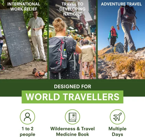 Vista 2 de Health_Personal_CAREAdventure - Kit de primeros auxilios médicos de viaje