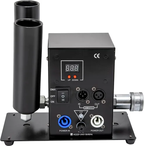 Vista 4 de Máquina de humo de chorro de CO2 Máquina de humo de chorro de CO2 150 W Cañón DMX columna de aire Máquina de chorro de CO2 6 MPa Night Club Bar DJ
