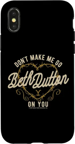 Vista 5 de Funda para iPhone 16 Yellowstone Beth Dutton Don't Make Me