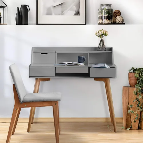 Vista 4 de Versanora VNF-00045LG Creativo - Escritorio Gris claro