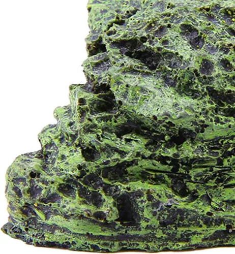Vista 8 de Yosoo Health Gear Plataforma para tomar el sol de la cueva de tortuga, escondite grande de resina para terrario de acuario, dragón barbudo, lagarto