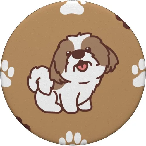Vista 3 de Shih Tzu - PopSockets intercambiables para perros