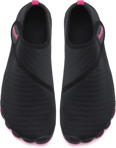 Vista 2 de Racqua Zapatos de agua sin cordones para hombre y mujer, de secado rápido, ligeros, para playa, natación, piscina, senderismo, deportes