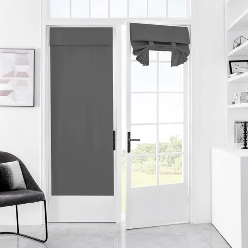 Vista 20 de Cortinas para puerta de aula, cortina de ventana con protección total de privacidad, panel de ventana opaco sólido, para puertas de vidrio, puertas